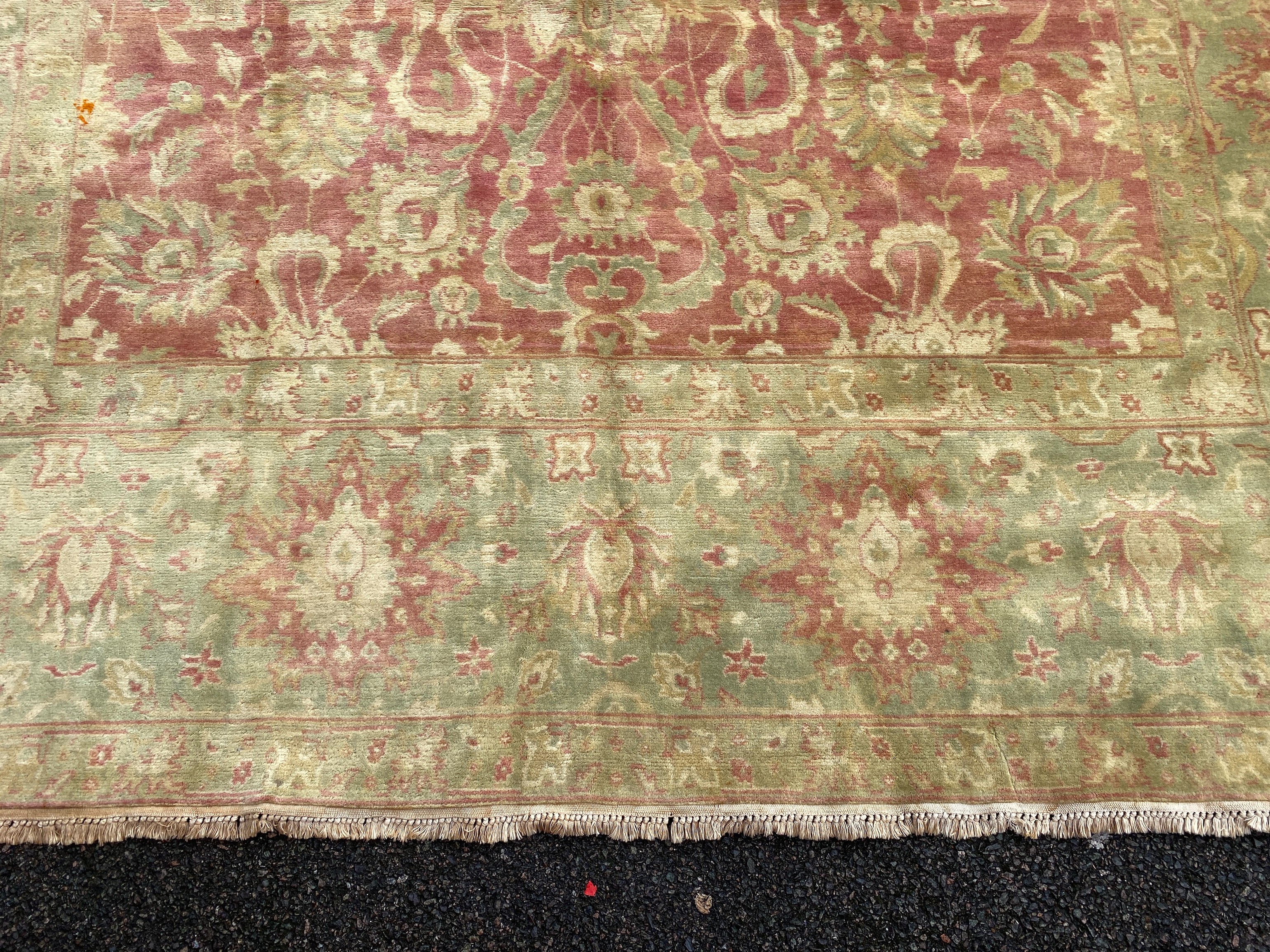 An Indian Agra carpet, 358 x 261cm